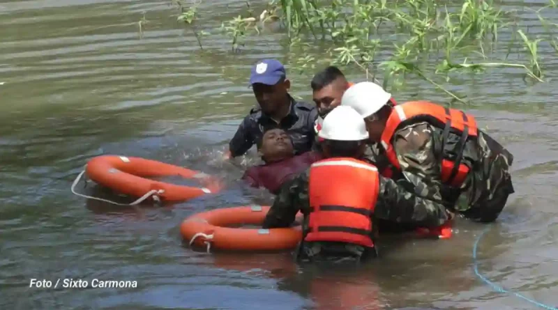 rivas, potosi, rio ochomogo, sinapred, ejercicio nacional multiamenazas, proteccion de la vida, nicaragua,