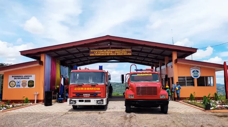 bomberos, estacion de bomberos, la concordia, jinotega, bomberos unidos,