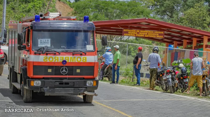 bomberos, nicaragua, nueva Segovia, estación de bomberos, inauguración,