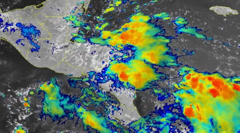 onda tropical, nicaragua, ineter, lluvias, clima, pronostico del clima,