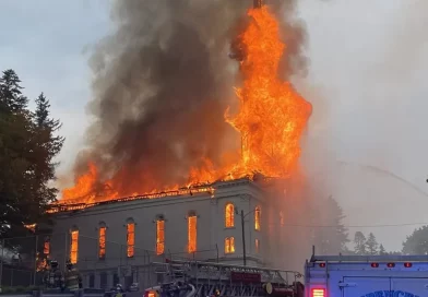 iglesia, video, internacional, incendio, Massachusetts. estados unidos