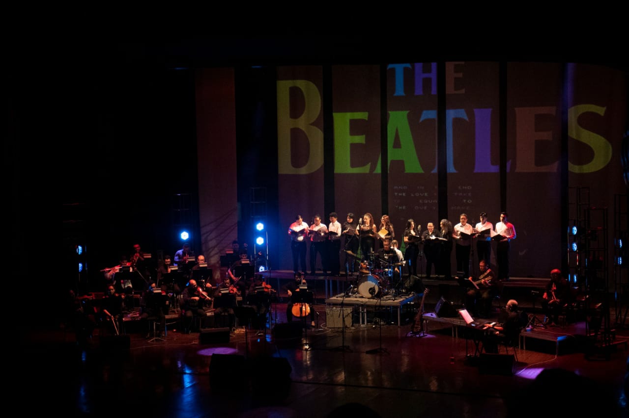 Teatro nacional Rubén Dario, teatro, the Beatles, música, canción, Managua, concierto