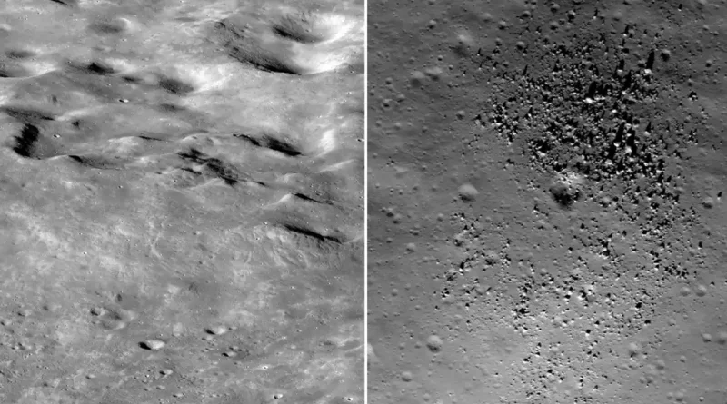 descubren lado, oculto, Luna, mancha, emite, calor, misteriosa, científicos, enorme, NASA,