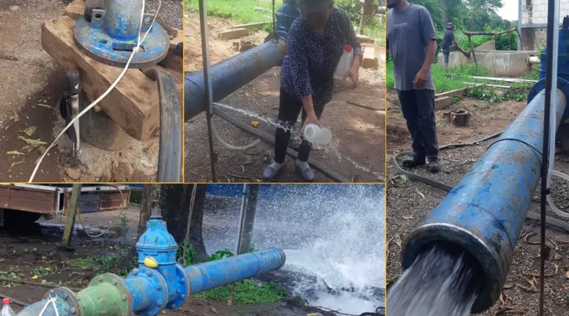 enacal, agua potable, corinto, chinandega, inversión, gobierno nicaragua