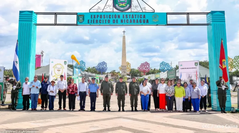 ejercito de nicaragua, exposicion estatica, nicaragua, managua