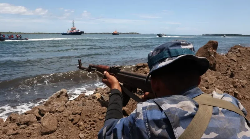 ejercito de nicaragua, naval de nicaragua, ejercicio, puerto corinto, noticias, seguridad