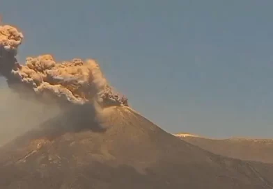europa, italia, volcán activo, nube de polvo, nube