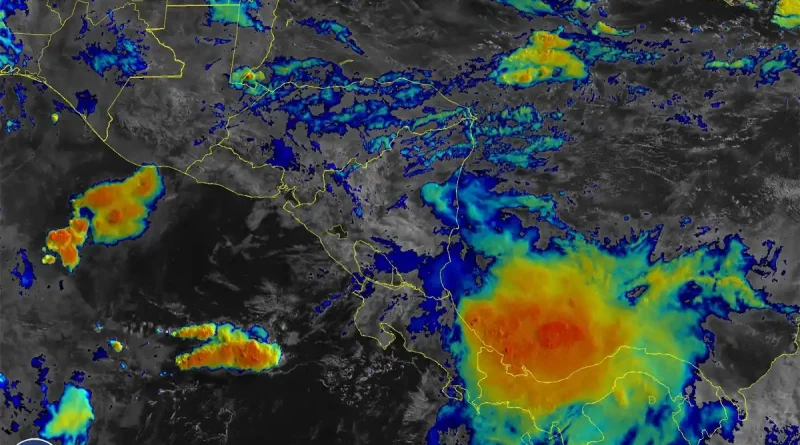 onda tropical 14, nicaragua, lluvias, ineter, vientos, clima,