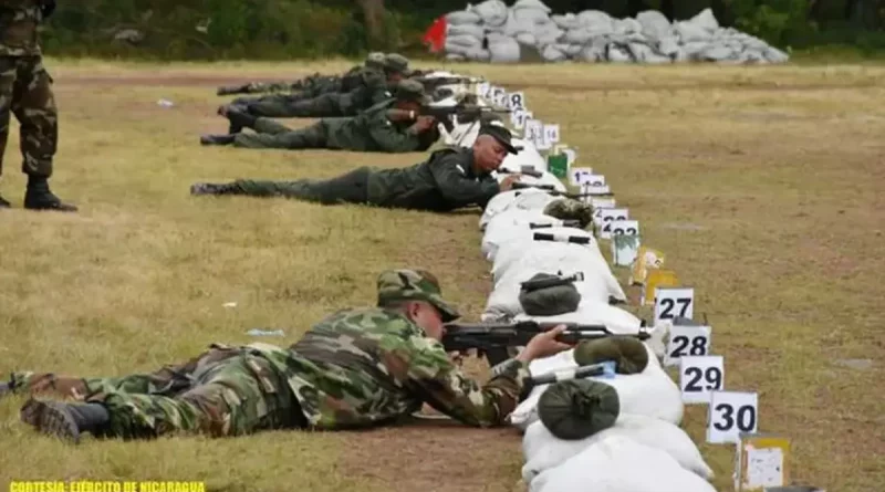 ejercito de nicaragua, nicaragua, fuerza naval, bluefields, pruebas, prueba de tiro, prueba de armas,