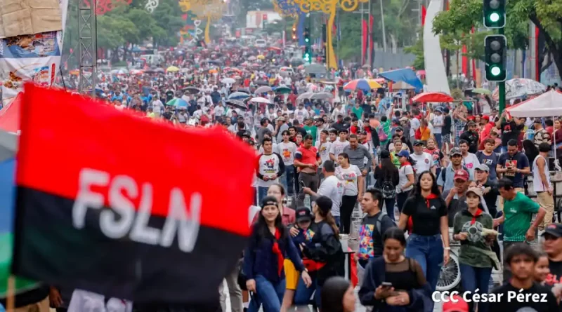 frente sandinista, revolucion sandinista, nicaragua, aniversario de la revolucion, daniel ortega,fundación enrique gorriaran,