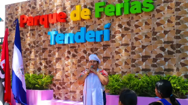 inauguración, parque, feria, Tenderí, emprendedoras, Nindirí, aniversario, mujeres, gobierno, municipal,