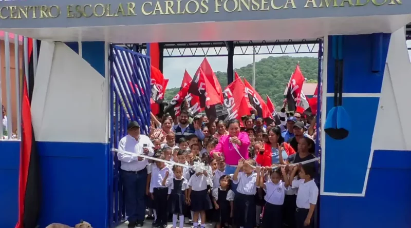 inaguración, nuevo, centro, escolar, colegio, Altagracia, Isla, Ometepe, MINED, moderno, Rivas, niños, estudiantes,