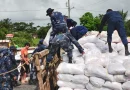 ejército de nicaragua, naval de nicaragua, descargue, alimentos, comida, inatec, ayuda