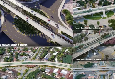 diseños, pasos a desniveles, pista juan pablo ii, pista juan pablo segundo, managua, alcaldia de managua, carreteras nicaragua,