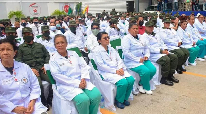 ejercito de nicaragua, cuerpo medico militar, 44 aniversario,