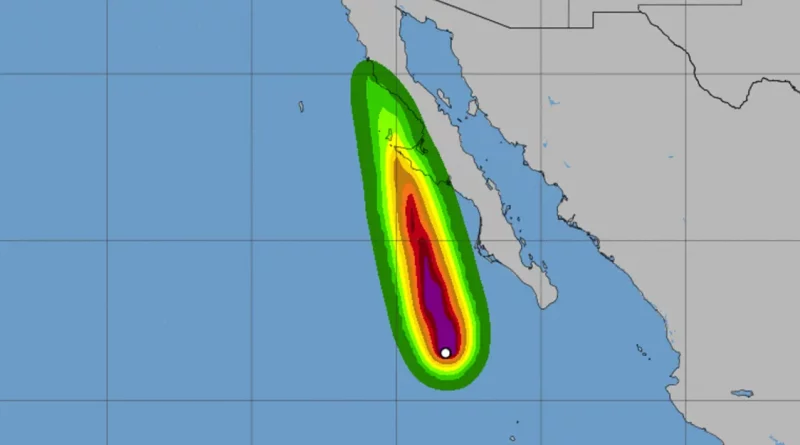 huracan hilary, huracan, lluvias, categoria 3, imagen satelite huracan, imagen hilary