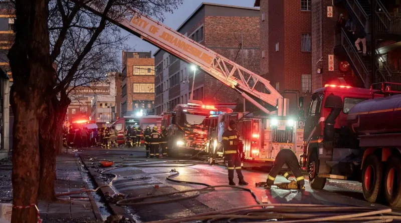 sudafriac, incendio, nicaragua, johannesburgo,