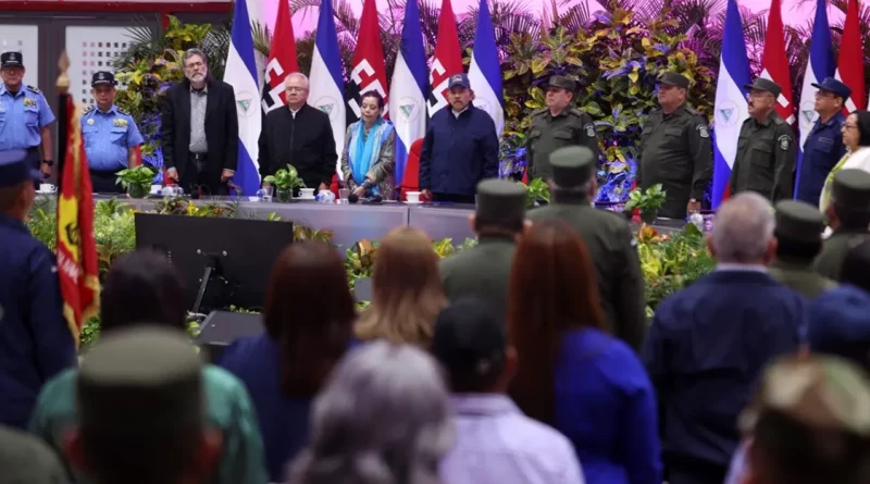 daniel ortega, fuerza naval, ejercito nicaragua, discurso, palabras, julio cesar aviles, 43 aniversario