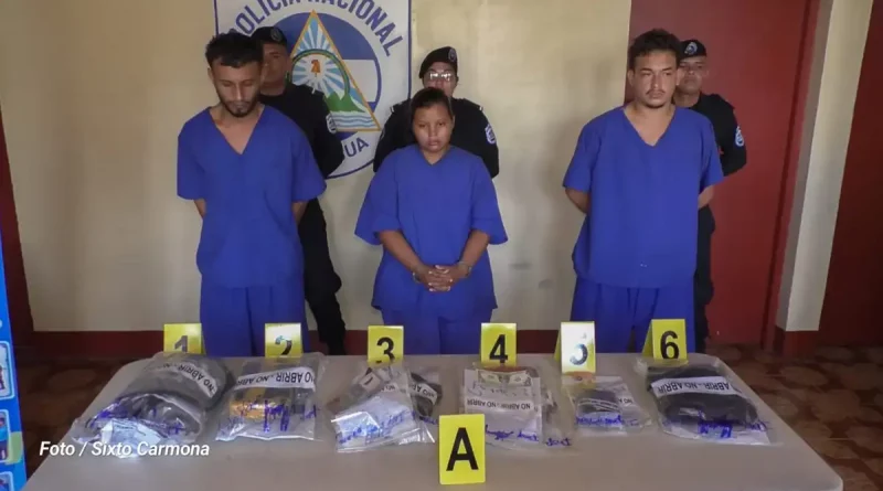 polícia, nacional, Nicaragua, Rivas, desmantela, red, narcotráfico, incautando, cocaína, detenidos, actividades, ilegales, golpe,