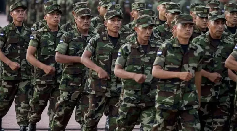 ejercito de nicaragua, practicas, dentonaciones, managua