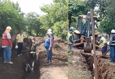 sistema, alcantarillado, sanitario, ENACAL, El Viejo, construcción, avanza, aguas residuales, tratamiento, obras, Chinandega,