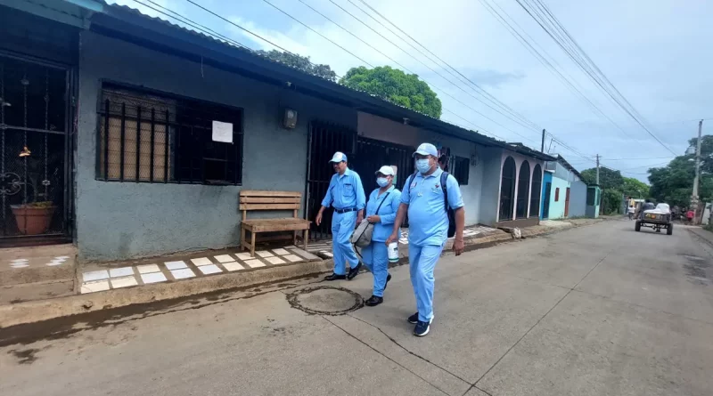 minsa, bti, managua, barrio villa israel, managua, nicaragua, dengue, lucha antiepidemica,