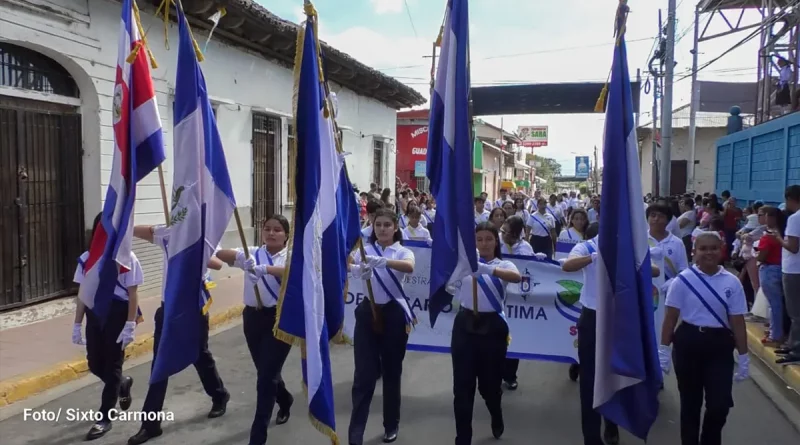 nicaragua, rivas, independencia de centroamerica, rivas, desfile, colegios, estudiantes, autoridades