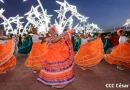 Managua, nicaragua, huipil, video, celebración, nicaragua, vestimenta nacional, hiupil,