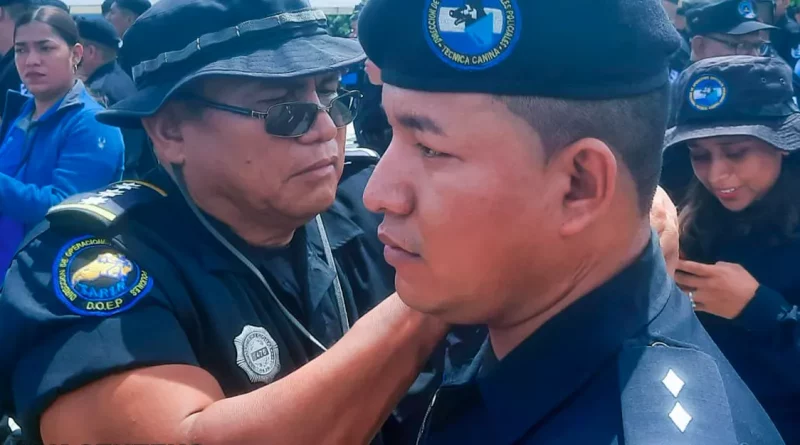 direccion operaciones especiales, ascenso en grados, managua, policia de nicaragua