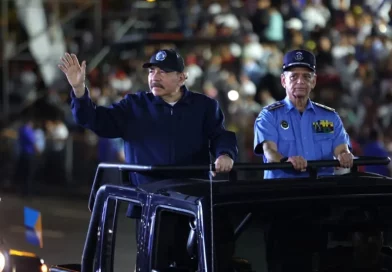 daniel ortega, con la paz no se juega, discurso, desfile policial, nicaragua