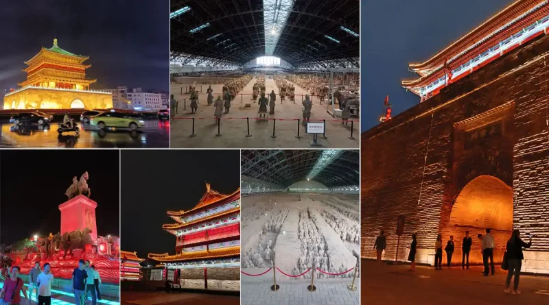 xian, china, torre de la campaña, cultura de china, guerreros de terracota, turismo,