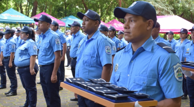 Policía, Nicaragua, decretó, ascenso, en grado