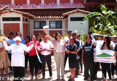 Escuela Hotel Volcán Maderas, inauguración, inauguran, abres sus puertas, INATEC, Isla de Ometepe, Rivas, Altagracia, turismo,