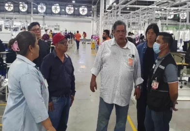ministerio del trabajo, masaya, zona franca, hansae, visita, delegacion