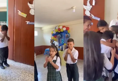 maestra, alumnos, niño, celebran, cumpleaños, inolvidable, primer celebración, viral , redes, festeja, primera vez, llora, emociona,