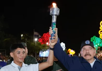 daniel ortega, antorcha, libertad, centroamericana, discurso