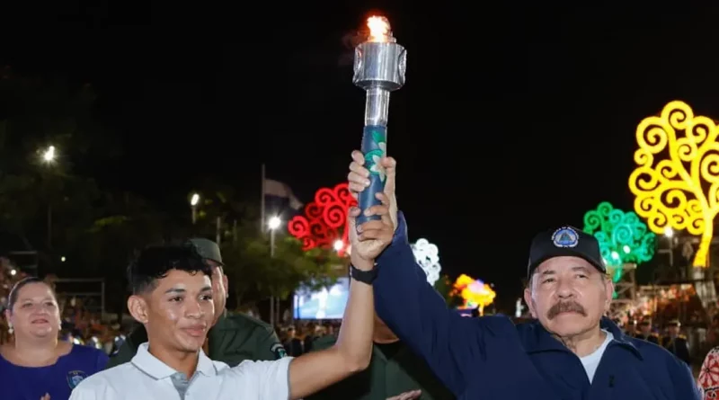 daniel ortega, antorcha, libertad, centroamericana, discurso