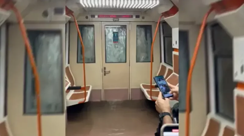 metro, madrid, pasajeros ,cortina de agua