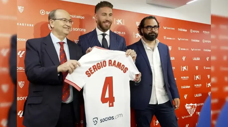 Sergio Ramos, futbolista, fichaje, oficial, Sevilla FC, equipo, conjunto, España,