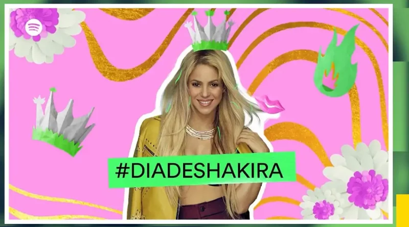 Shakira, homenaje, dónde están los ladrones, Spotify, declara, 29 de septiembre, oficialmente, Día de Shakira, artista, colombiana, 25 años, álbum,