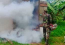 5 comando militar, ejercito de nicaragua, juigalpa, jornada de fumigacion, nicaragua