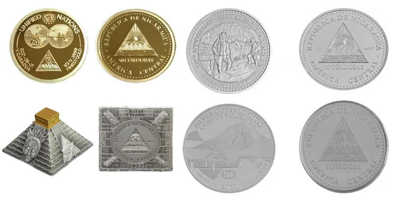 banco central de nicaragua, bcn, monedas conmemorativas, nicaragua,