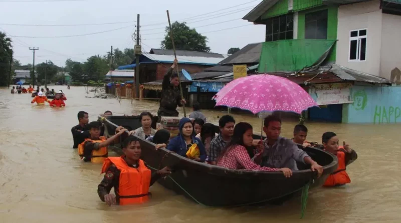lluvias, birmania, bago, inundaciones