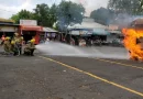 mercado, Roberto Huembes, capacitación, ejercicio, preparación, bomberos unidos, incendios, respuesta, comerciantes,