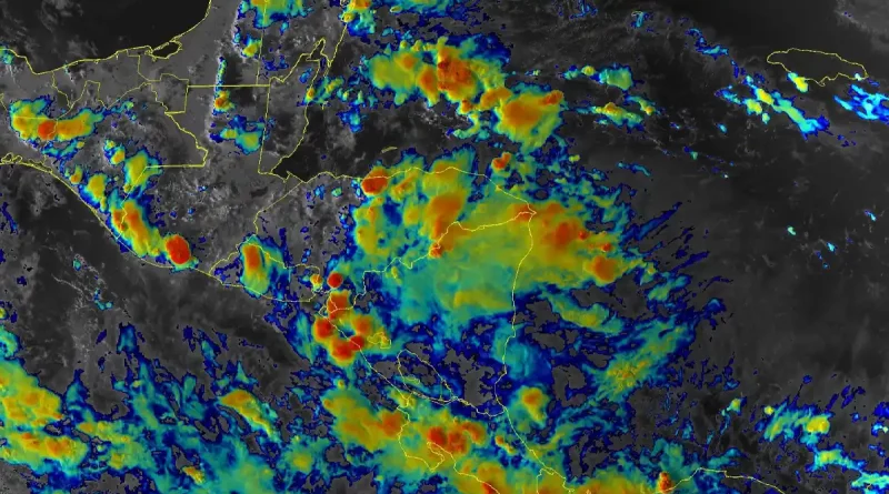 clima, depresion tropical 21, lluvias, nicaragua, ineter, sinapred,