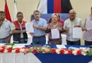 ENACAL, Chinandega, obra, construcción, alcantarillado, saneamiento, entrega, firma,