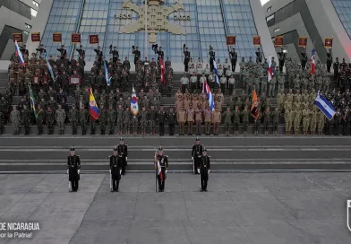 ejercito de nicaragua, colegio militar de mexico, bicentenario, nicaragua,