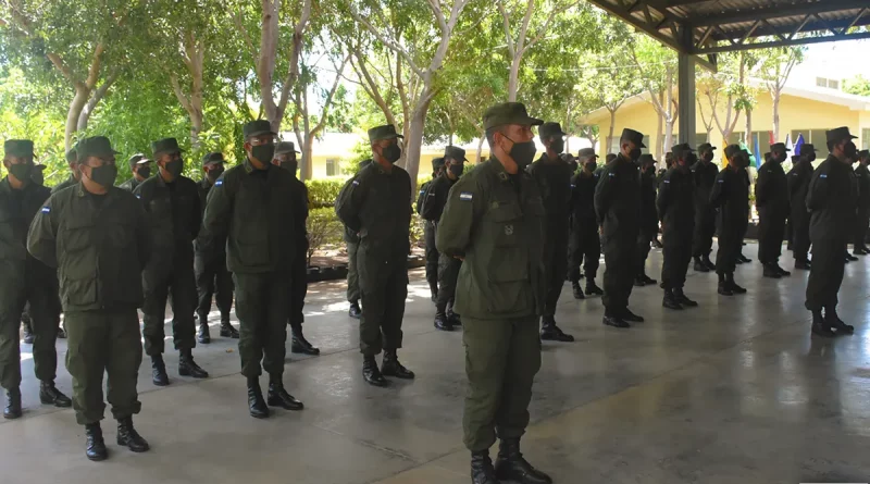 ejercito de nicaragua, graduacion, uxos, capacitacion, cursos