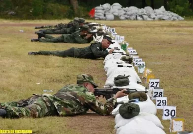 ejercicio de tiro, 5 comando militar regional, ejercito, chintales, boaco, nicaragua
