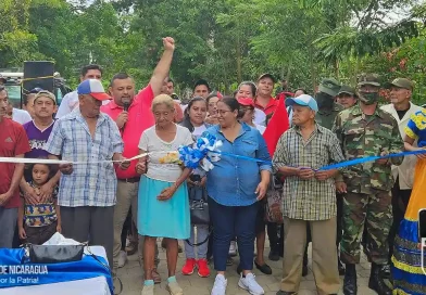 cuerpo de ingenieros, ejercito de nicaragua, inauguracion de calles adoquinadas, nicaragua